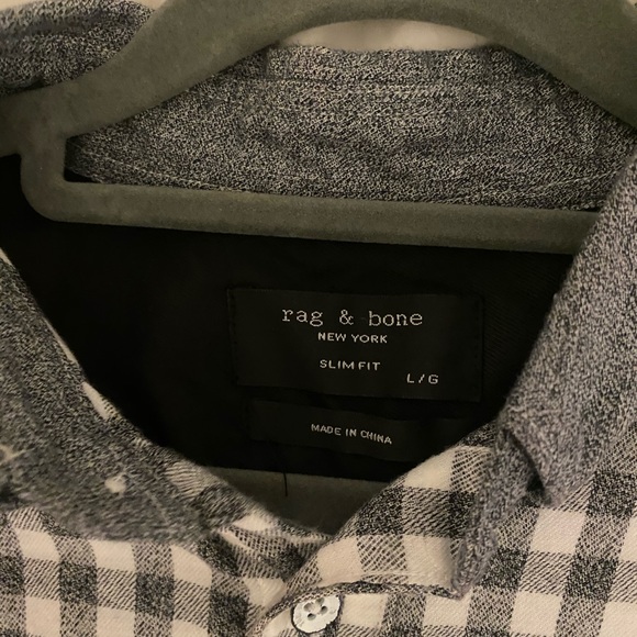 Grey and white square rag & bone - Picture 2 of 3